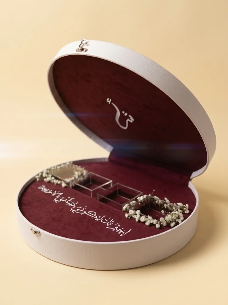 Ring Box for Wedding - Handcrafted Bespoke Zaghareet Keepsake