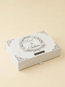 Personalized Marriage Contract Gift Box - Leather Keepsake