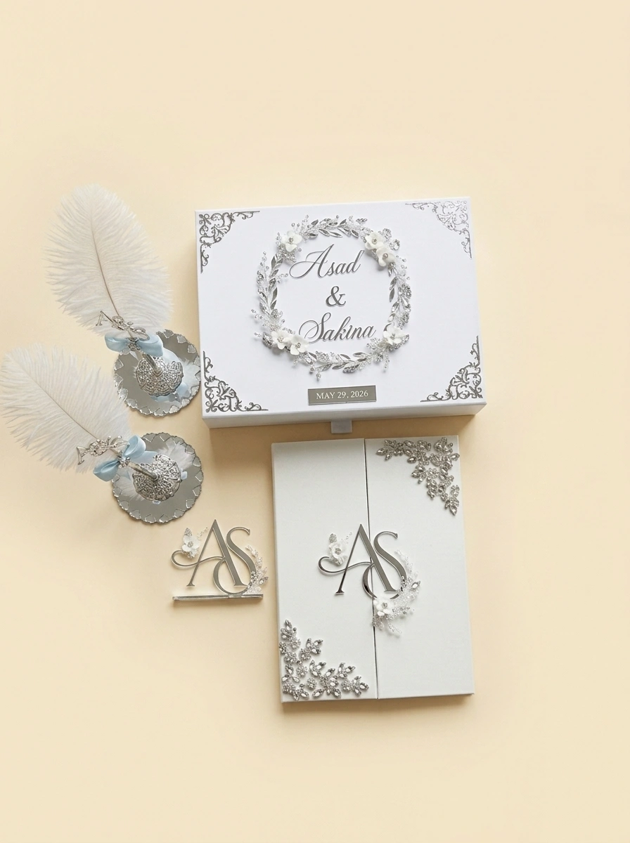 Personalized Marriage Contract Gift Box - Leather Keepsake