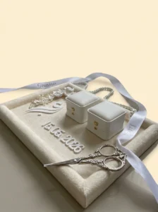 velvet wedding ring box