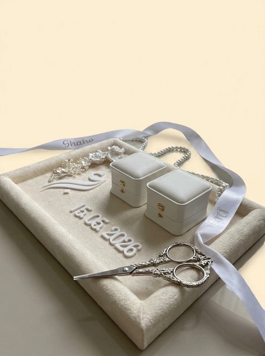 velvet wedding ring box