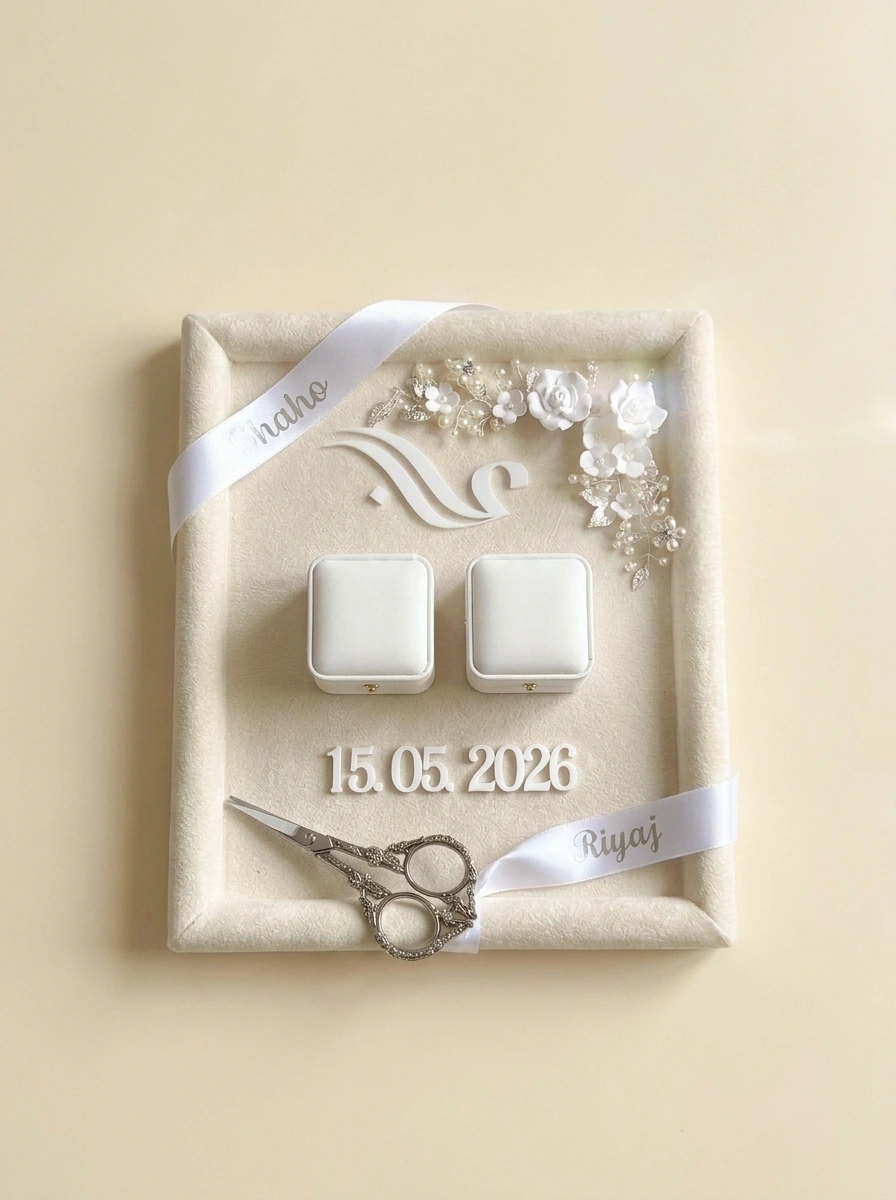 velvet wedding ring box