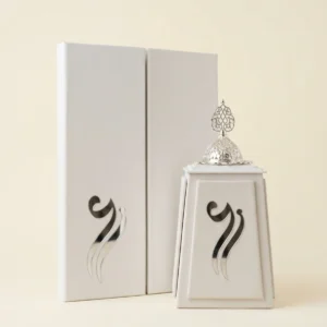 Fingerprint marriage contract set with incense burner