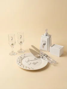 Fingerprint Marriage Contract Set with Incense Burner