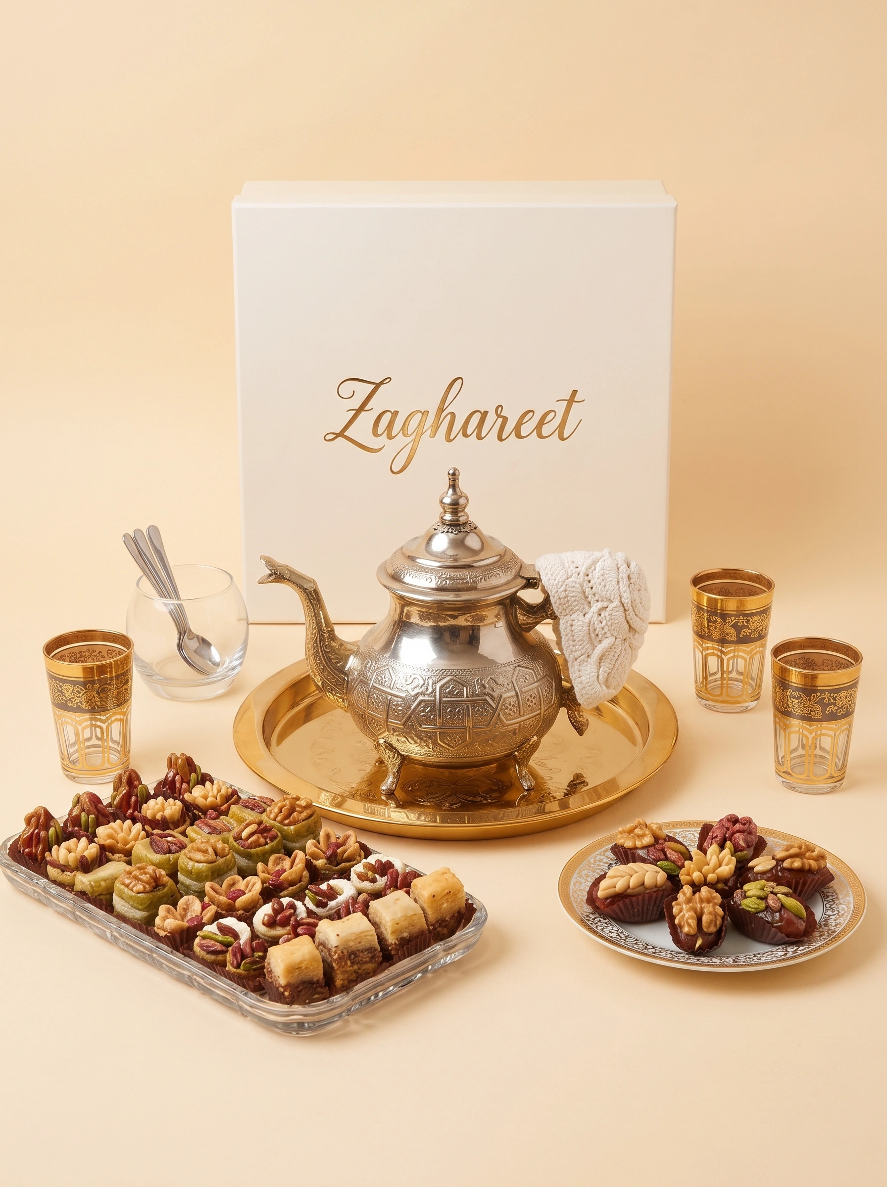 Cashew Delight Pastry Assortment with Dates