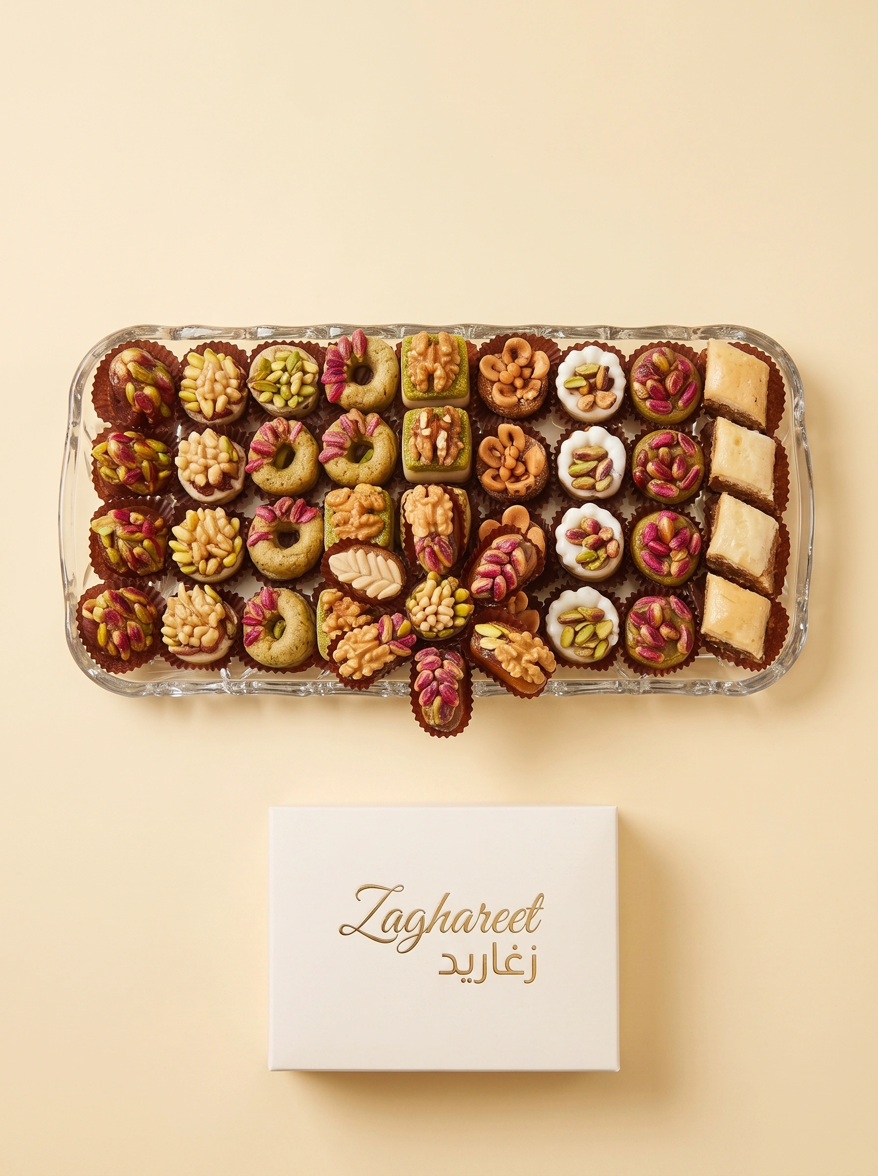 Cashew Delight Pastry Assortment with Dates