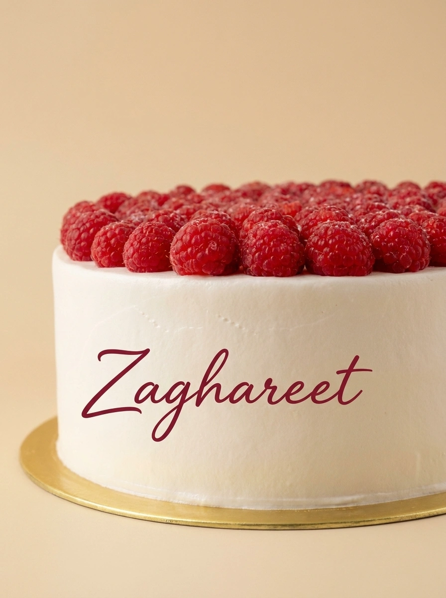 Custom Wedding Cake with Framboise Flavor