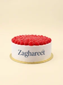 Custom Wedding Cake with Framboise Flavor