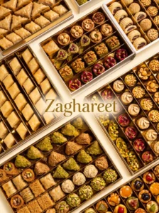 Date and Walnut Pastry Box with Almonds