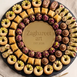 Engagement pastry selection with walnuts and cashews