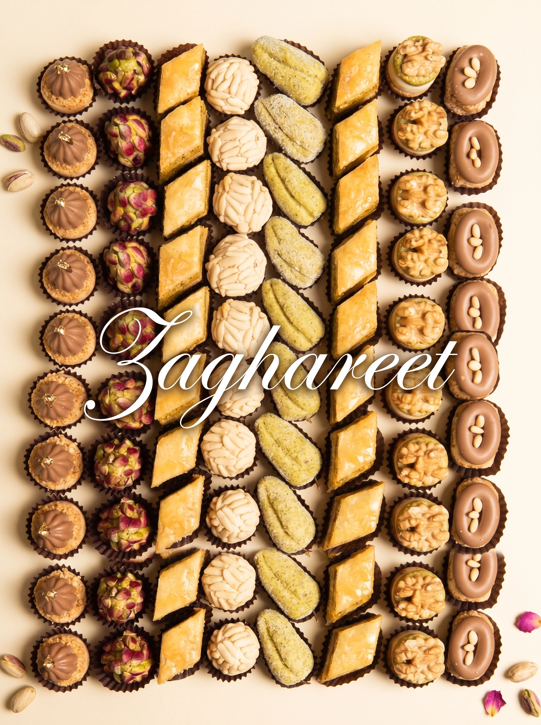 Engagement Pastry Selection with Walnuts and Cashews