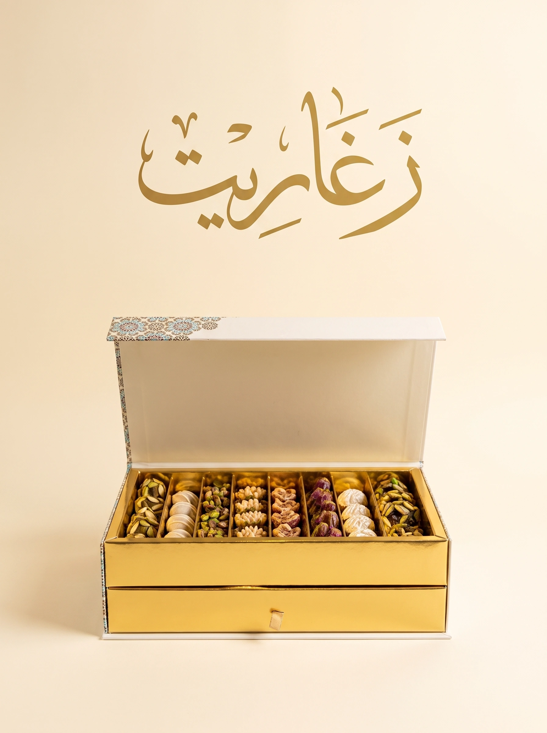 Premium Dried Fruit Pastry Box with Cashews