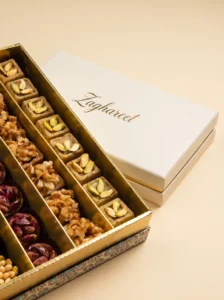Traditional Moroccan Pastries with Almonds and Honey