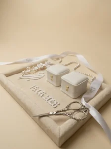 velvet wedding ring box