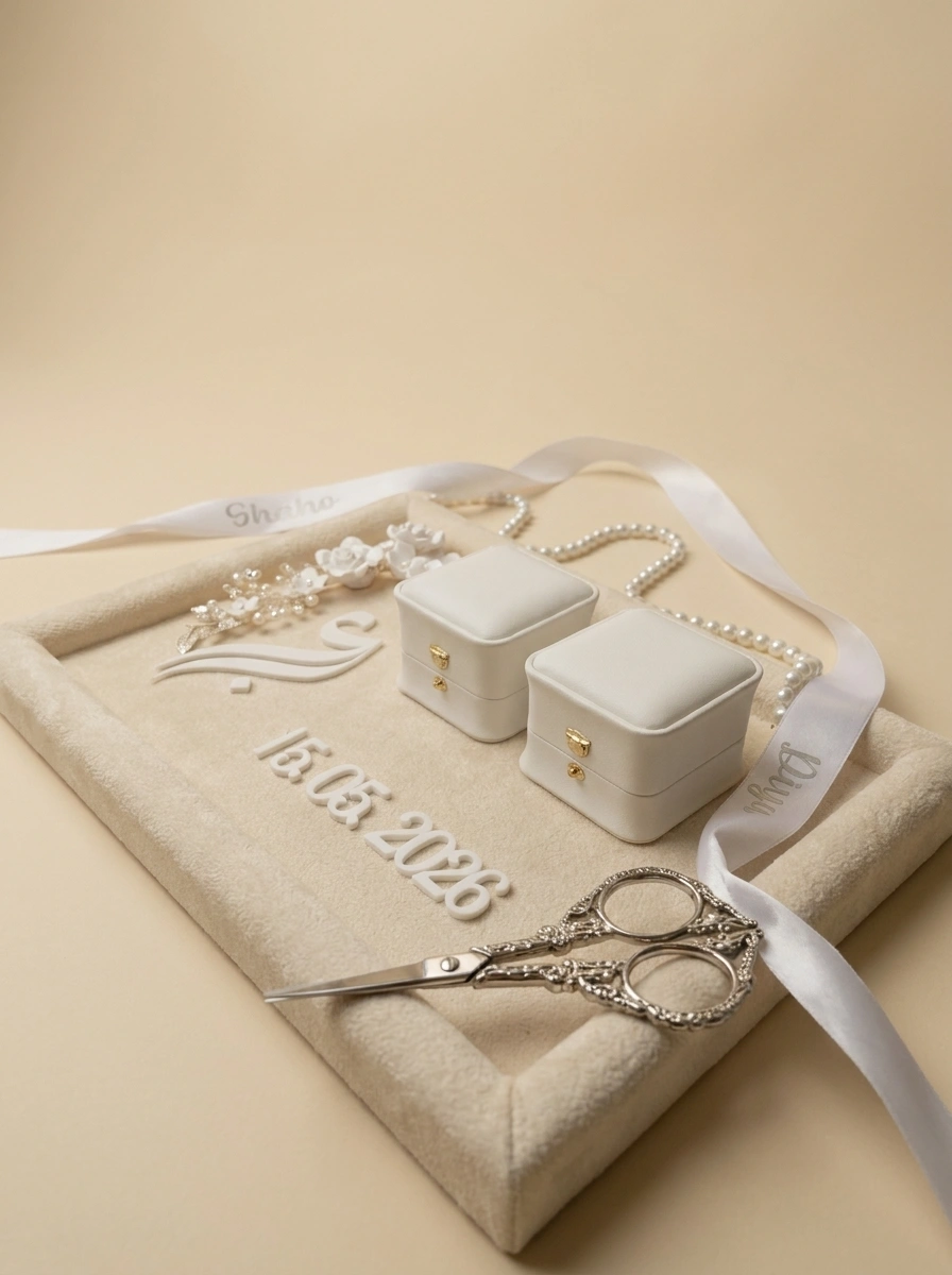 velvet wedding ring box