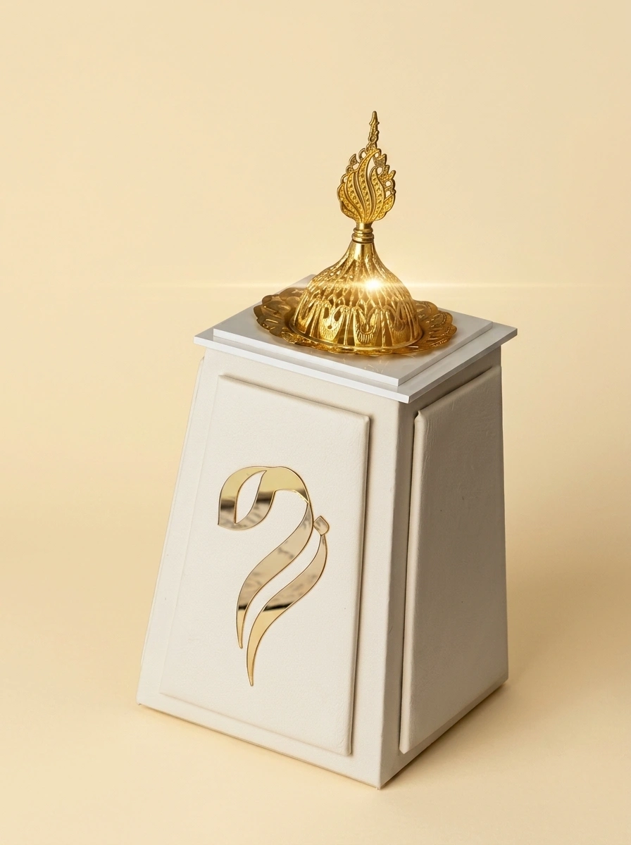 Golden Initials Marriage Contract Book Set