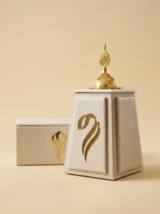 Golden Initials Marriage Contract Book Set
