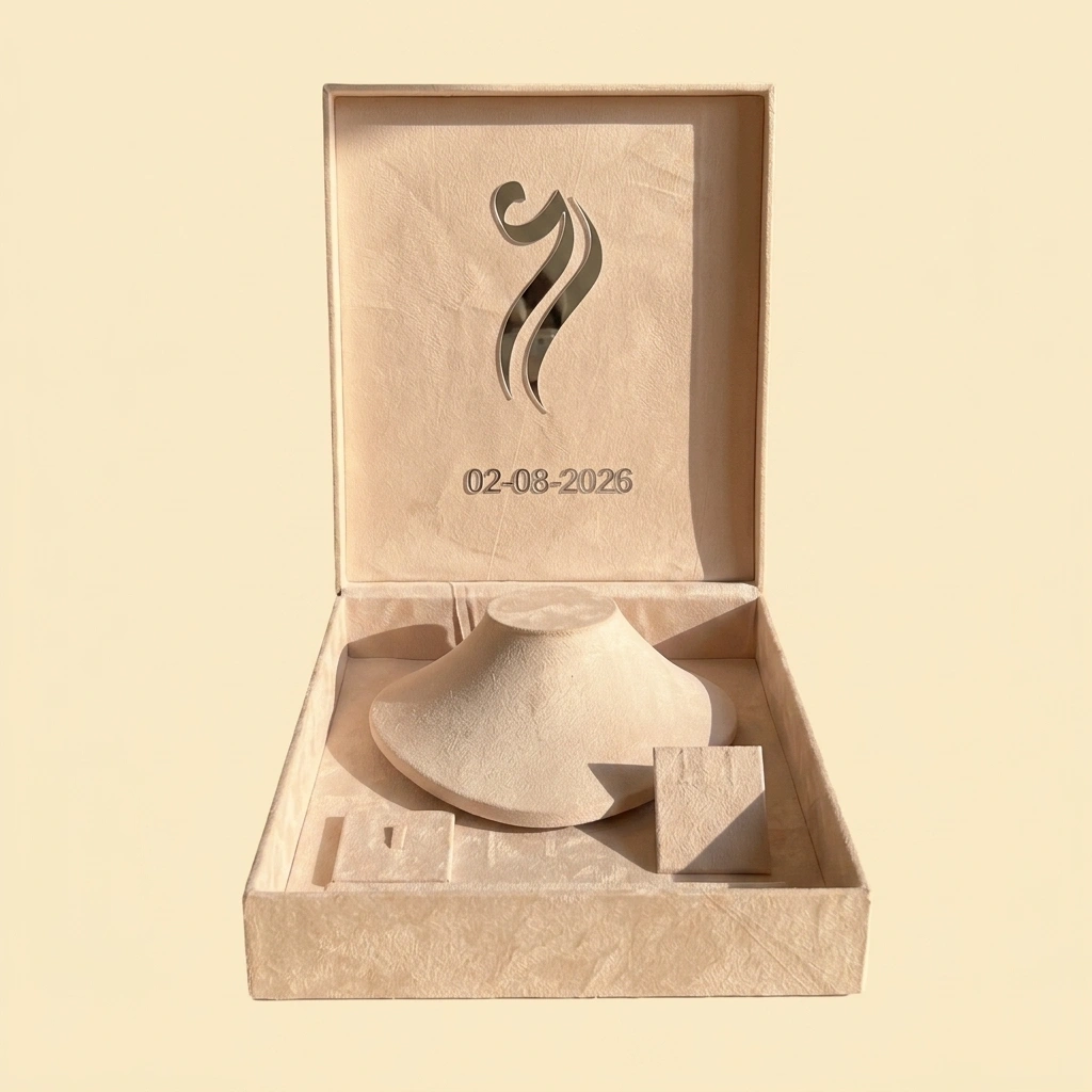 Gift Box Necklace - Handcrafted Bespoke Zaghareet Keepsake