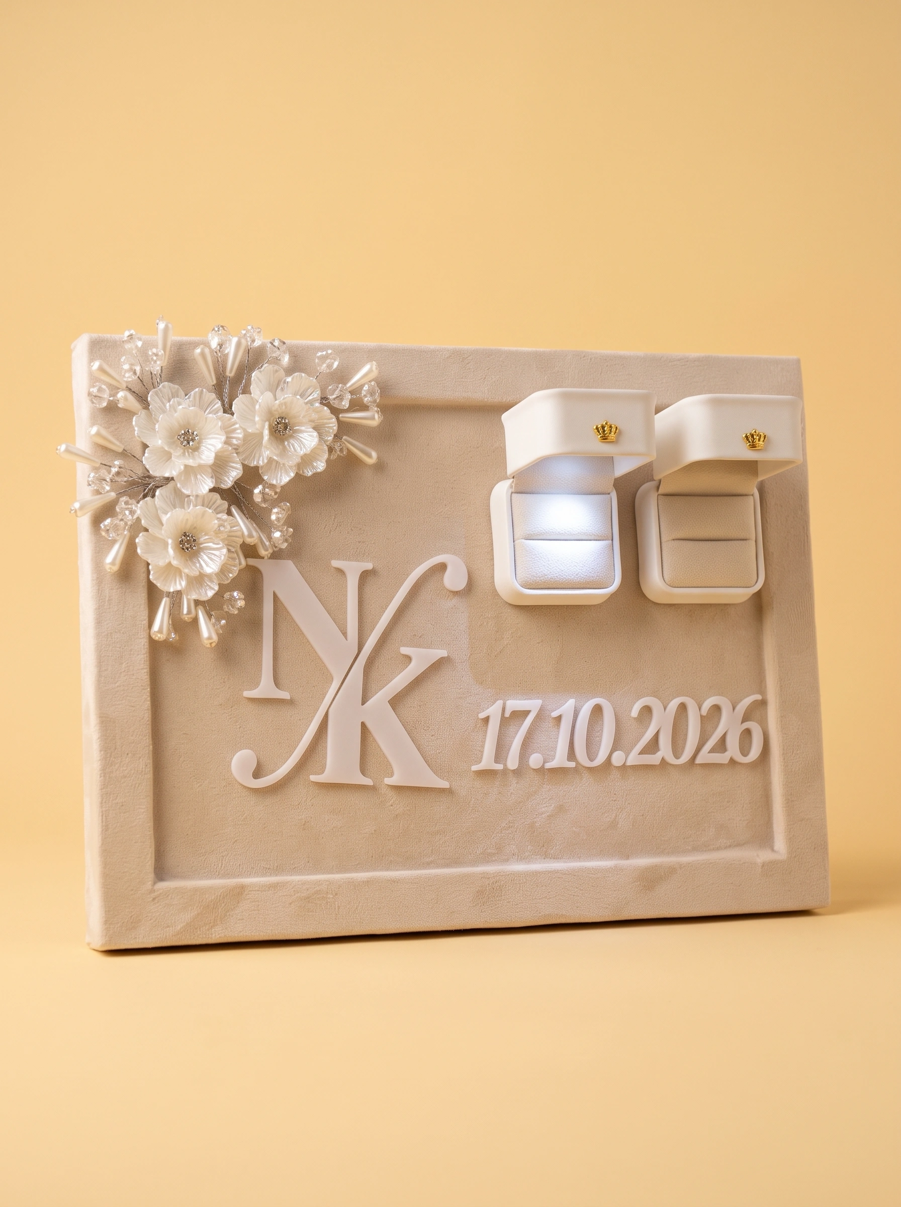 Handcrafted Ring Box for Weddings, Proposals & Ceremonies