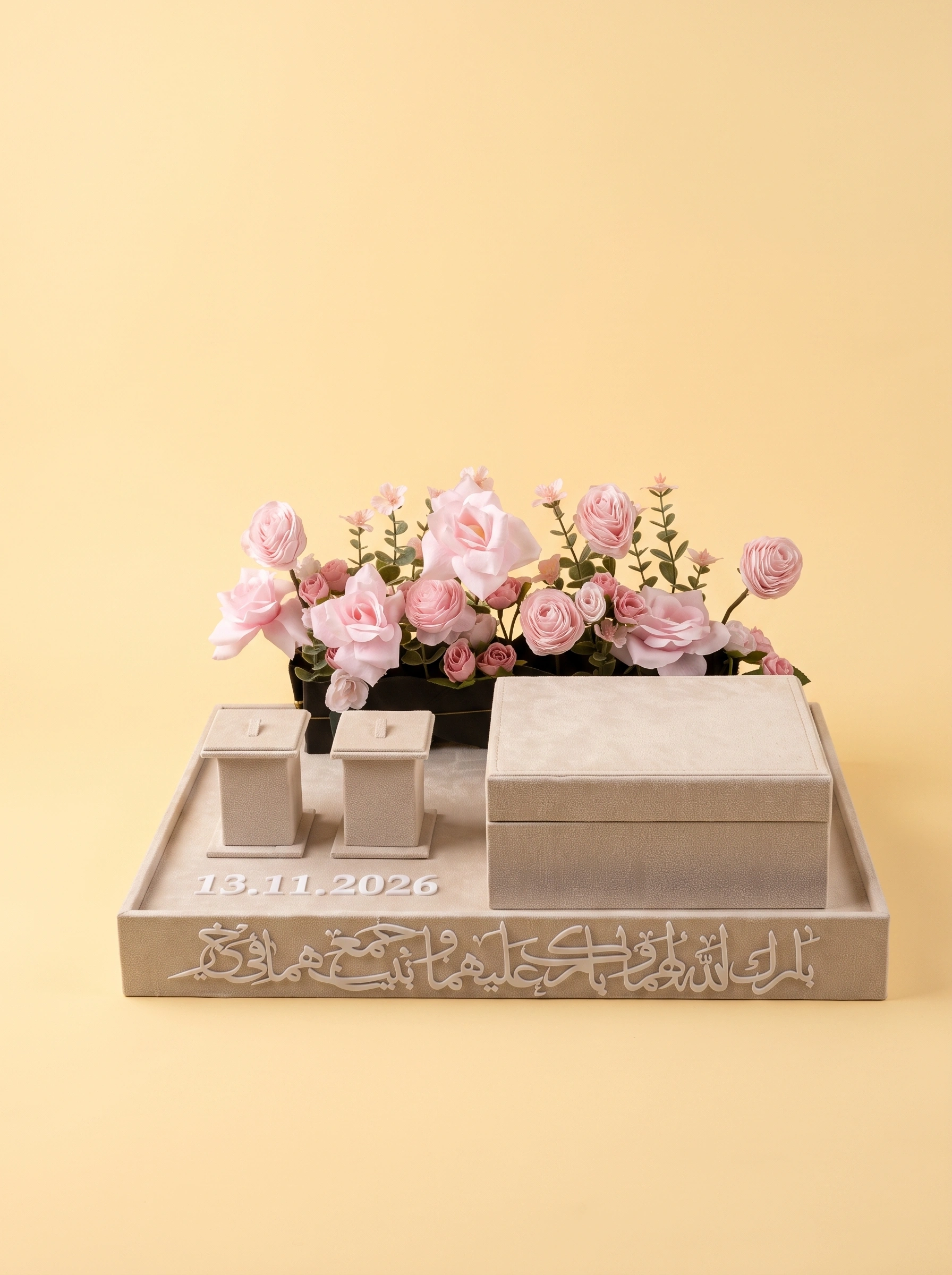 Elegant Bridal Ring Boxes for Wedding Day Rings
