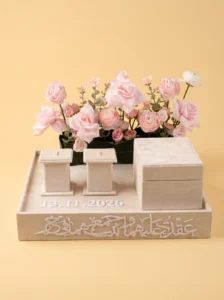 Elegant Bridal Ring Boxes for Wedding Day Rings