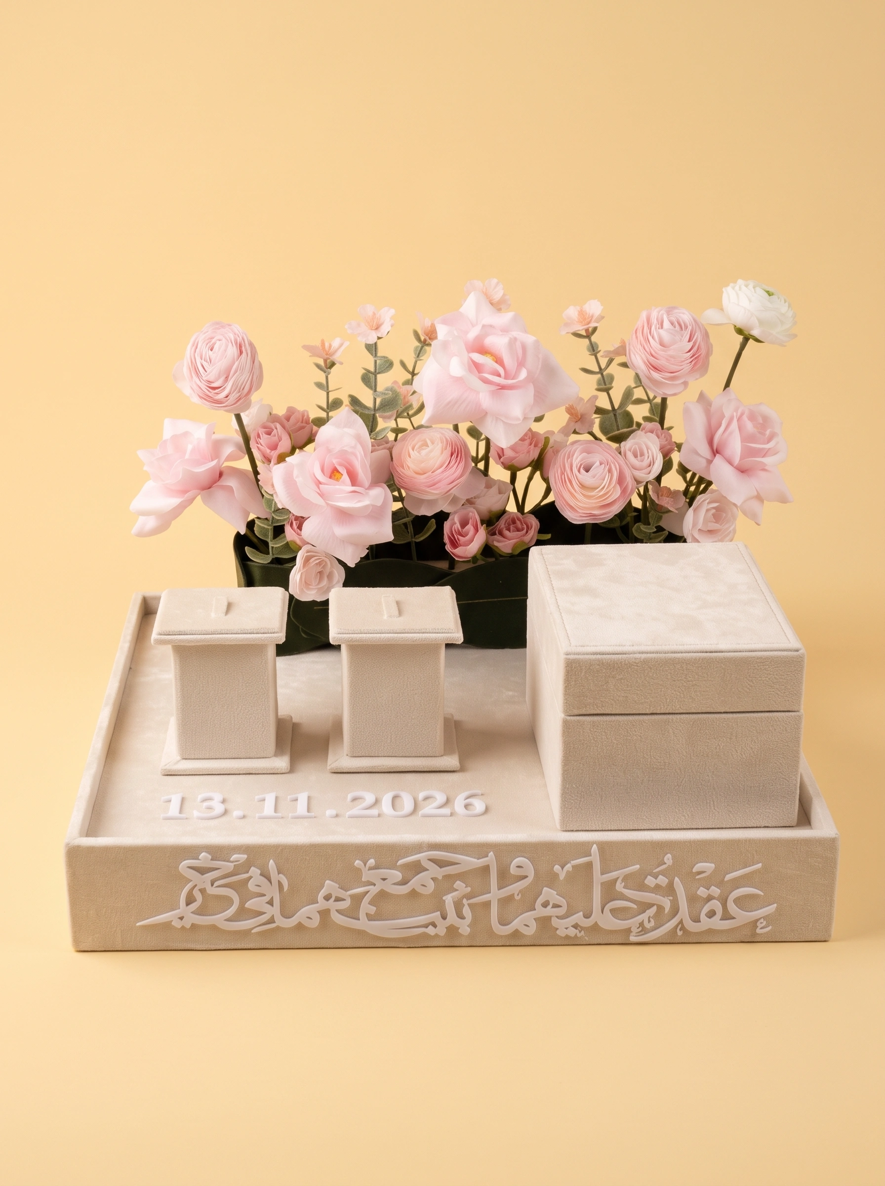 Elegant Bridal Ring Boxes for Wedding Day Rings