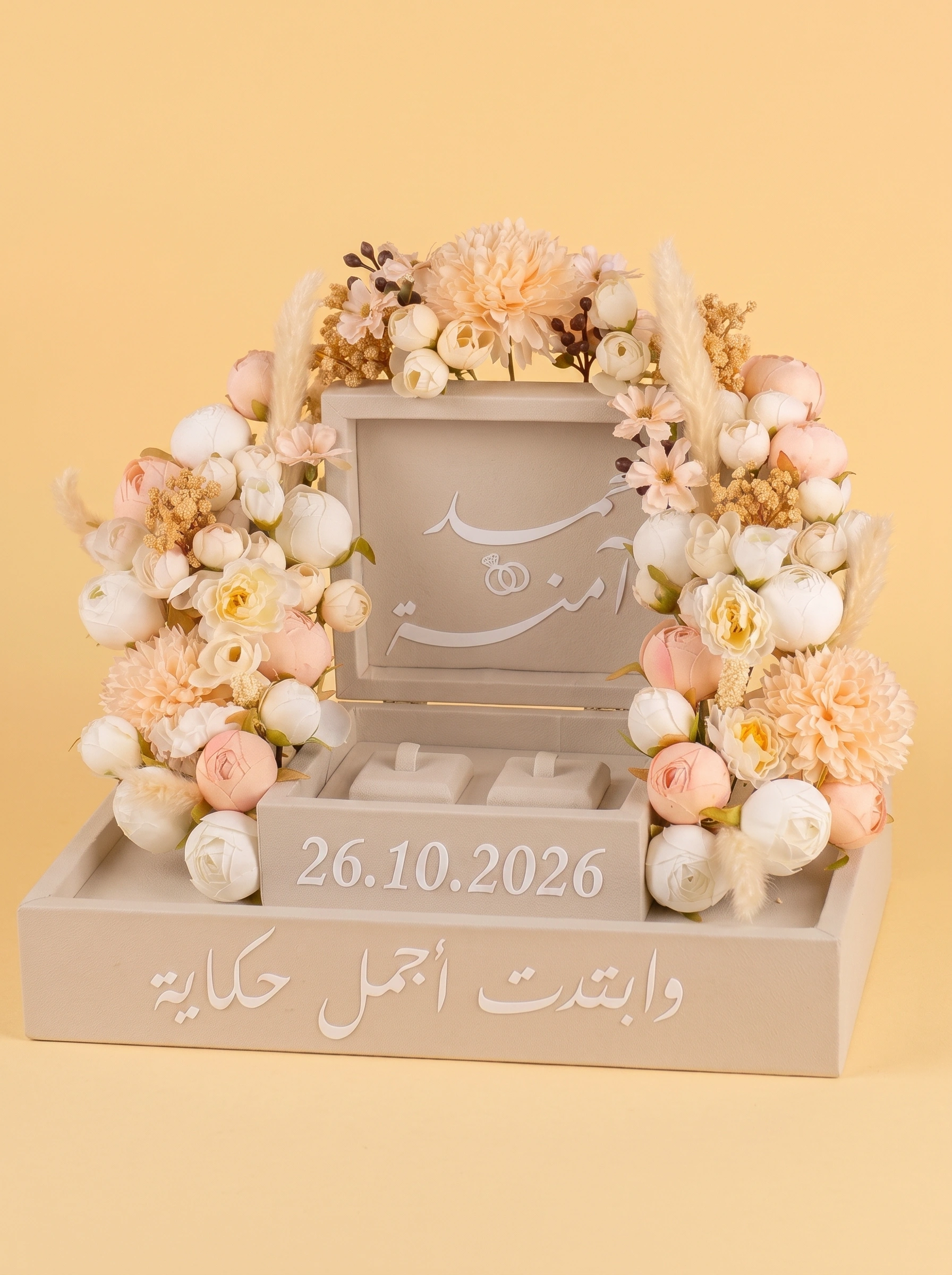 Porta Anillos Boda de Lujo para el Día Perfecto