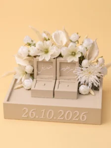 Porta Anillos Boda de Lujo para el Día Perfecto