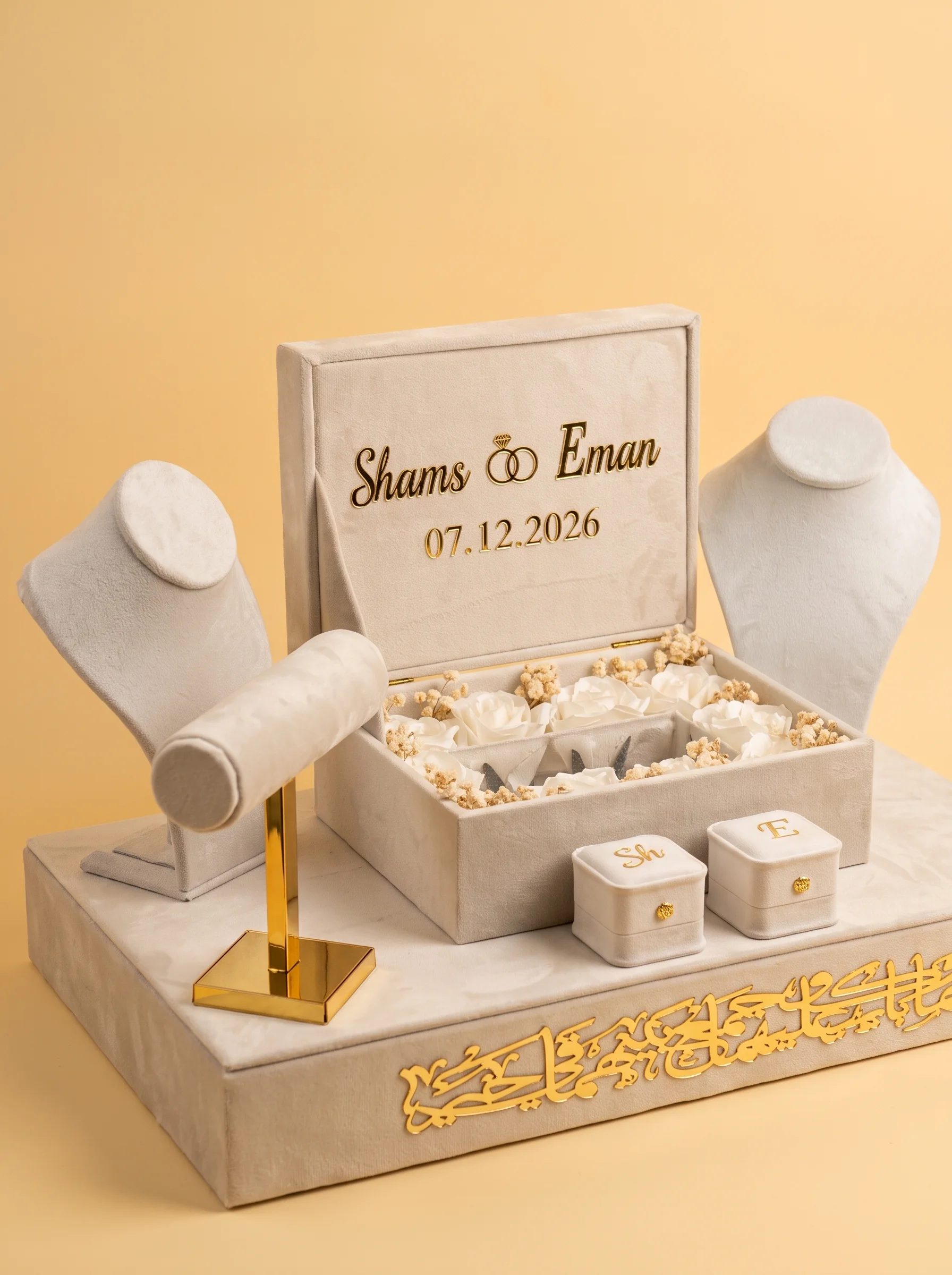 Bridal Shower Pamper Gift Box: Personalised Keepsake in 10 Designs