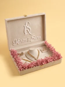 Geschenke Hochzeit: Super edle Schmuckbox mit Namen 2026