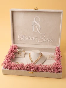 Geschenke Hochzeit: Super edle Schmuckbox mit Namen 2026
