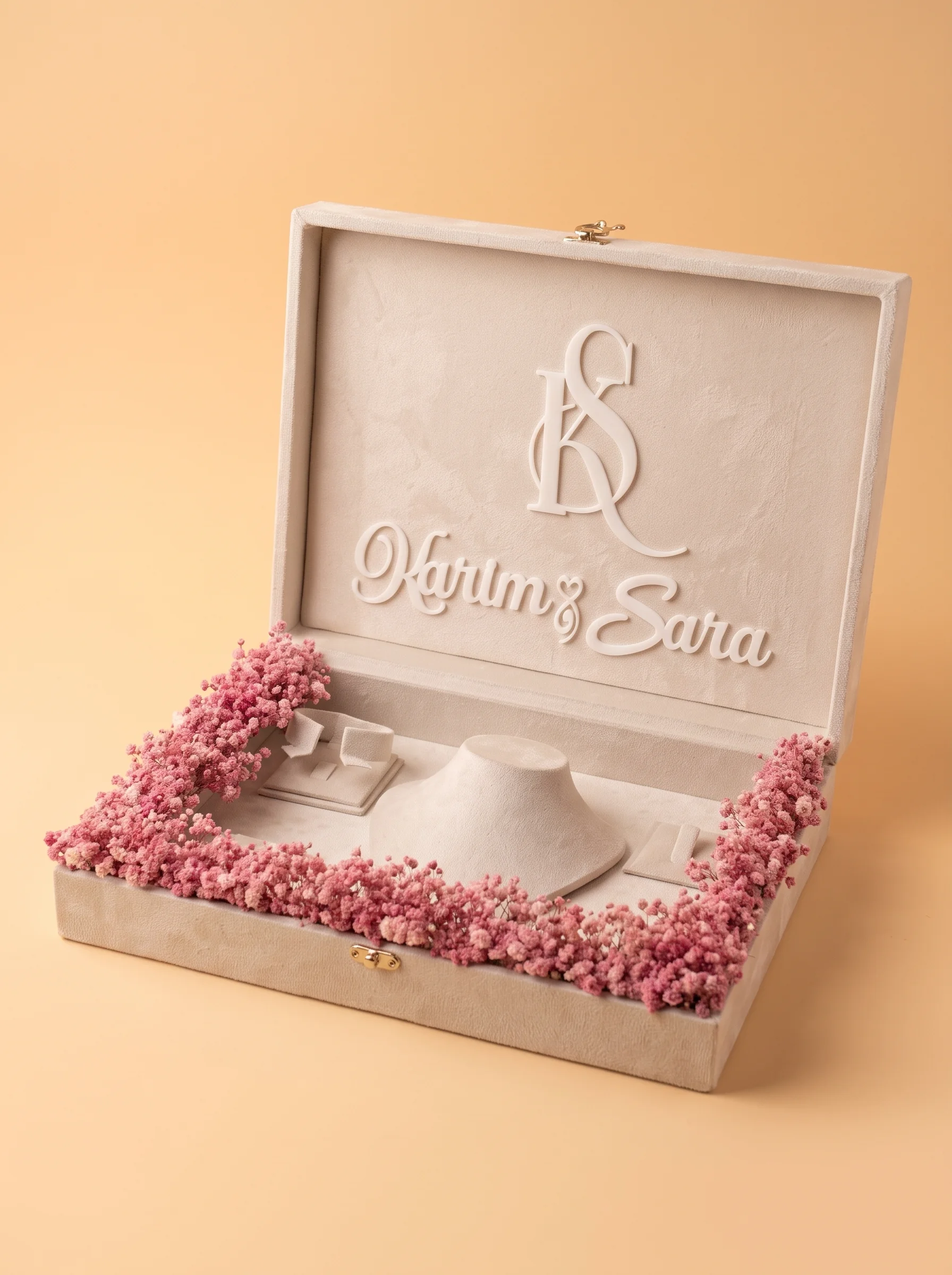 Geschenke Hochzeit: Super edle Schmuckbox mit Namen 2026