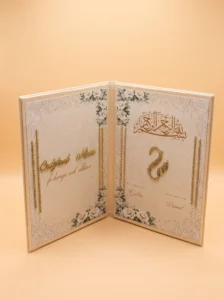 Idées cadeau pour mariage : coffret Certificat d'union personnalisé