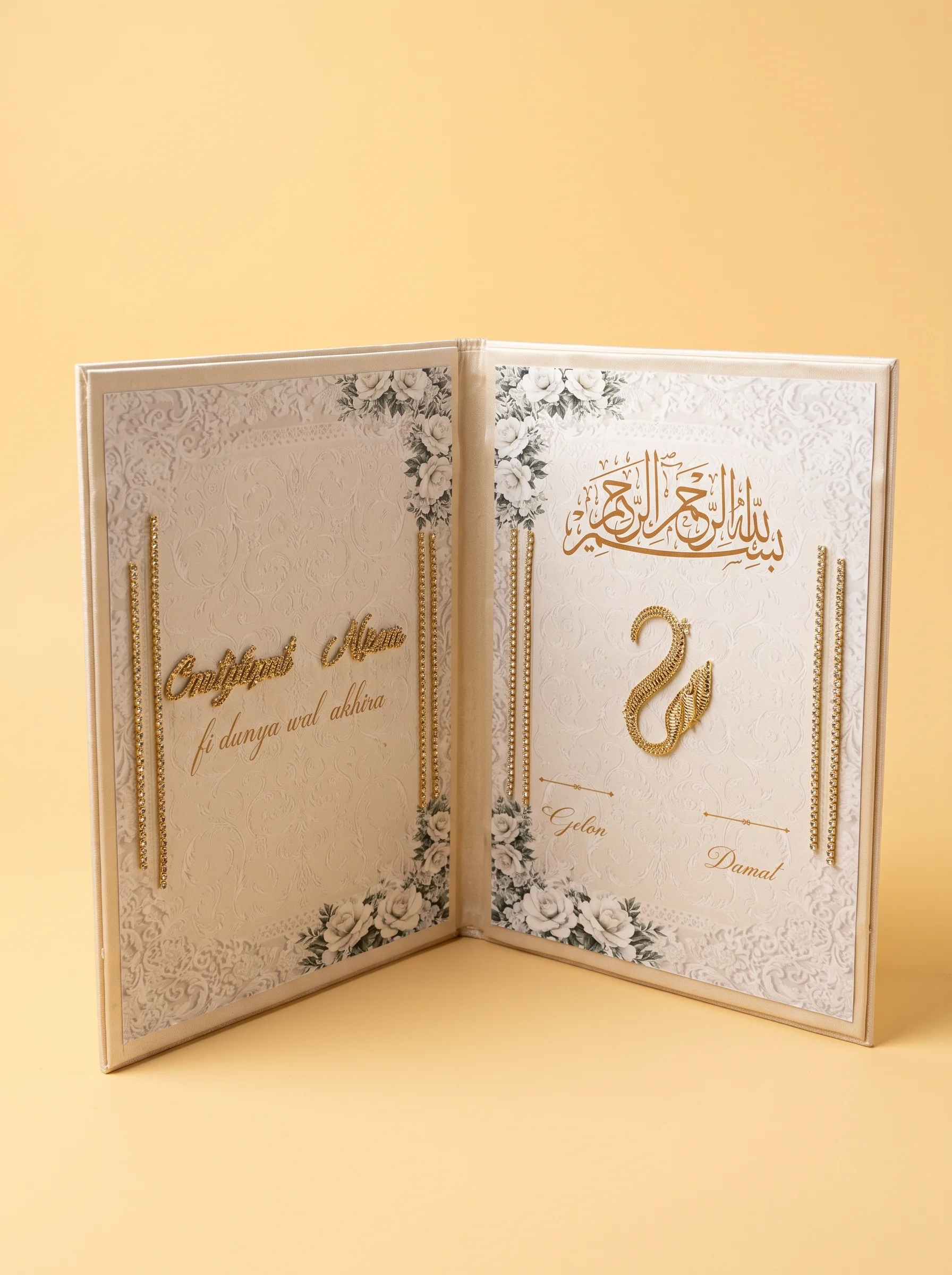 Idées cadeau pour mariage : coffret Certificat d'union personnalisé