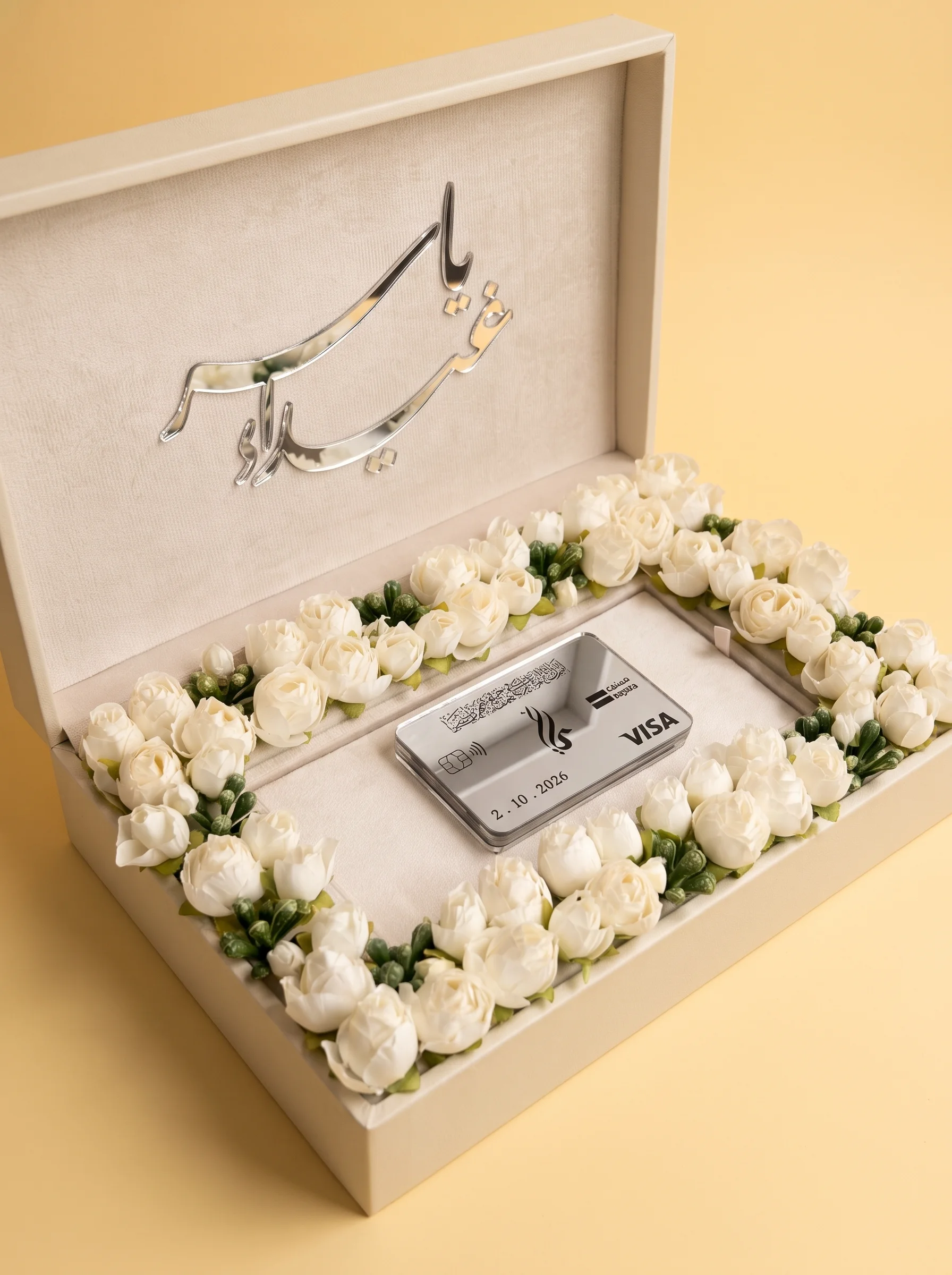 Personalized Engagement Gifts: Handmade Ring Tray with Names & Date